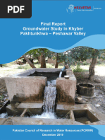 Final Report Groundwater Study in Khyber Pakhtunkhwa Peshawar Valley 2019