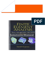 Access Finite Element Analysis Theory and Application with ANSYS 3rd Edition Moaveni Solutions Manual All Chapters Immediate PDF Download