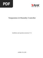 Temperature Humidity Controller Manual