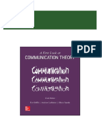 Complete Download of Test Bank for A First Look at Communication Theory 10th Edition Griffin Full Chapters in PDF DOCX