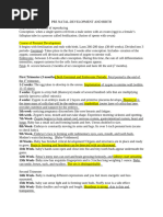 Life Span Development Unit 2 Biology Notes