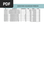 INVENTARIO SOLDADURA