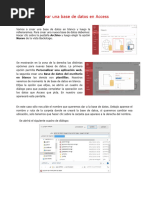 Paso a Paso - Crear Una Base de Datos en Access