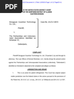 Dongguan Guardian Technology Co. Ltd. v. Schedule A - Complaint