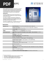 Reliance 680PG Pharmaceutical Grade Washer Technical Data Sheet