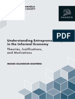 Understanding Entrepreneurship in the Informal economy - Moses Osofero