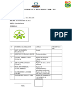 Ficha de Inscripcion Al Municipio Escolar