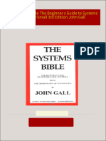 The Systems Bible The Beginner s Guide to Systems Large and Small 3rd Edition John Gall download pdf