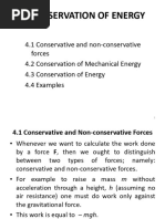 4 Chapter Four - Conservation of Energy