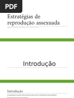 Estratégias de Reprodução Assexuada- Apresentação