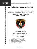 SILABO DE INSTRUCCION POLICIAL  I