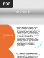 Joint Venture - Lecture 5