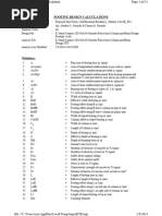 Footing Design calculation