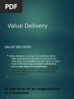 Value Delivery and Consumer Behaviour