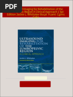 Download Complete Ultrasound Imaging for Rehabilitation of the Lumbopelvic Region A Clinical Approach 1 Spi Edition Jackie L. Whittaker Bscpt  Fcamt  Cgims  Cafci PDF for All Chapters