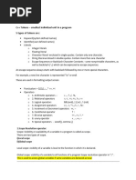 Tokens,Data Type,Operators,Condition,Loops