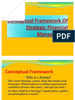 Conceptual Framework of Strategic Financial Management