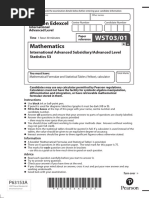 edexcel S3 June 2021 QP