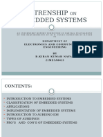 INTRENSHIP ON EMBEDDED SYSTEMS