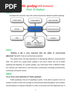 Public Speaking and Debating - Complete Course - Pr. El Hadari