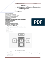 Module-3 Basic str of computer,Machine Instruction