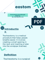 Tracheostomy Presented by Shradhanjali Khamari