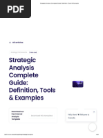 Strategic Analysis Complete Guide_ Definition, Tools & Examples