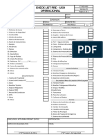 Check List Pre Uso-calle Huascar