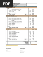 BUDGET FOR BARRACKS & WAREHOUSE