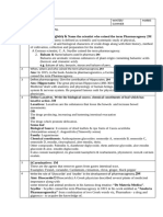 PHARMACOGNOSY  que & Answer