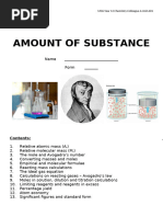 A01 Amount of Substance New Booklet