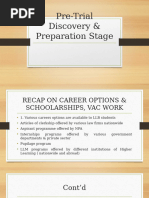 UNIT 2- Pre-Trial Discovery & Preparation Stage