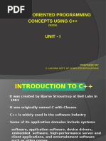 C++PPT_UNIT - I -  2022-23