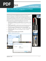 AML Base X2 SVP Integration in HYPACK