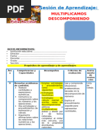 4° SESIÓN DÍA 2 MAT MULTIPLICAMOS DESCOMPONIENDO