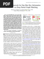 A Robust Framework for One-Shot Key Information Extraction via Deep Partial Graph Matching