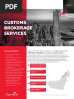 Expeditors Dubai Customs Brokerage Services