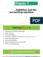 Chapter1 Asset , Liabilities and Accounting Equation Updated