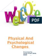 Physical and Psychological Changes