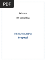 Proposal to hire HR Outsourcing