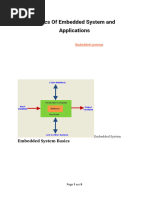 Basics Of Embedded System and Applications