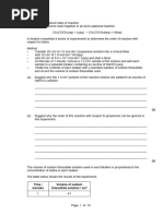 Kinetics Rates Qs 1