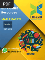 Maths X-Extra Mile SQP &MS Set 5 2024-25