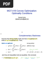 06 - Optimality Conditions