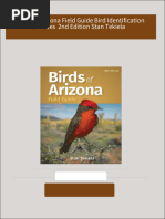 Birds of Arizona Field Guide Bird Identification Guides  2nd Edition Stan Tekiela 2024 scribd download