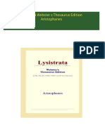 Download ebooks file Lysistrata Webster s Thesaurus Edition Aristophanes all chapters