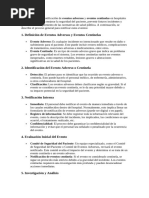 El proceso para la notificación de eventos adversos y eventos centinelas en hospitales es fundamental para mejorar la seguridad del paciente