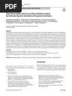 Hyperthermophilic xylanase and thermophilicity analysis by molecular dynamic simulation with quantum mechanics