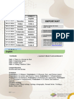 Grade 5 Date Sheet &  Syllabus First Term  Examination December 2024