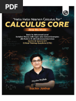 Calculus Core by Sachin Jakhar Sir